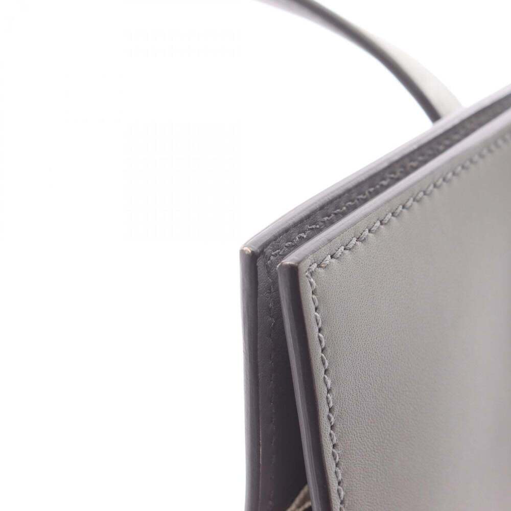 GUCCI Authentic Gray Leather Tote Bag - Picture 7 of 9